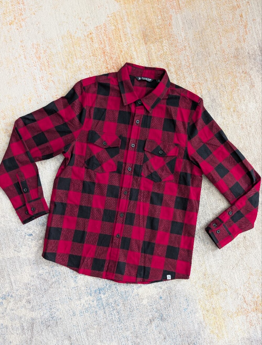 Branded Bills Buffalo Plaid Button-Up Shirt